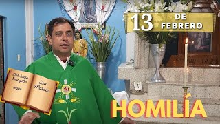 EVANGELIO DE HOY martes 13 de Febrero del 2024  Padre Arturo Cornejo [upl. by Oivat]