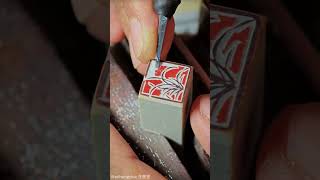 WOW  Satisfying Seal Engraving😌 [upl. by Enellij]