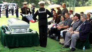 Funeral for Marine Lance Cpl Aaron Simons killed in Iraq [upl. by Megan]