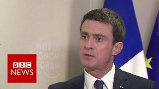 Manuel Valls Europe is in grave danger over migration crisis  BBC News [upl. by Tierney]