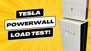 Powerwall Load Test  What Can 3 Powerwalls Handle Continuously [upl. by Dynah149]