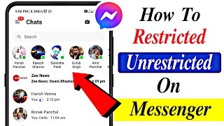 HOW TO UNRESTRICTED ON MESSENGER  how to unrestrict someone on messenger 2023 [upl. by Odnanref19]