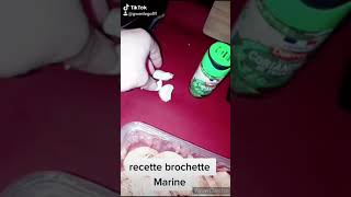 recette brochette de crevette mariné [upl. by Berneta]