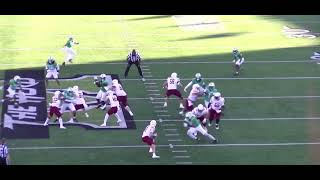 Marshall EDGE Mike Green sack vs ULM W10 2024 [upl. by Ayatahs]