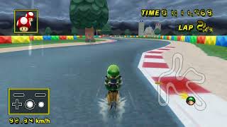 Mario Kart Wii CTGP Classic  GBA Luigi Circuit v103 Staff Ghost  208239 [upl. by Stroup]