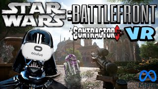 Star Wars Battlefront on Quest 2 VR Standalone Contractors VR [upl. by Lakim157]