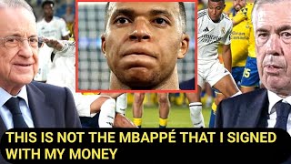 🗣️quotThis is not the Mbappe I signedquot Florentino Perez speaks to Ancelotti about Mbappe performance [upl. by Ecinahs]