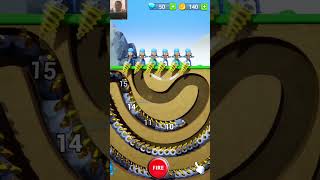 Kingdom Guard Tower Defense ads Review new level Soldiers and drills games gaming gameplay [upl. by Natie869]