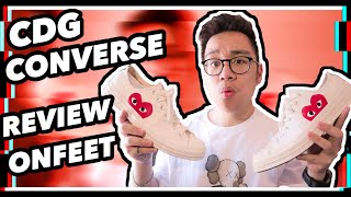 CDG x Converse Low Review And On Feet [upl. by Kurtis]