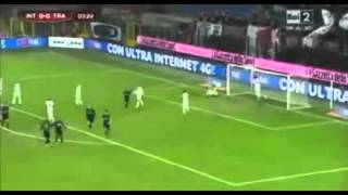 Inter  Trapani 32 All Goals Guarin Belfodil Taider 041213 [upl. by Prima]