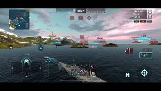 World of Warships Blitz Derfflinger gameplay [upl. by Eanod]