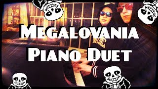 MEGALOVANIA PIANO DUET  UNDERTALE COVER [upl. by Siuraj]