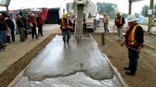 Self Consolidated Concrete SCC Demo  Woodstock Outdoor Farmshow CFBA [upl. by Siol]