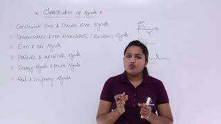 Signals amp Systems  Classification of Signals [upl. by Calise]