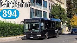 Mitfahrt  MercedesBenz Citaro O530 Facelift LE  Linie 894  S Bernau  Stolzenhagen Kirche [upl. by Nochur]