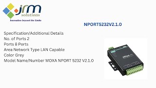 MOXA NPORT5232V2 1 0 [upl. by Nnaael]