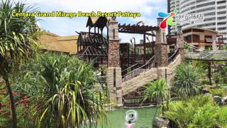 芭堤雅水上樂園式酒店Centara Grand Mirage Beach ResortDJI Phantom 2 with GoPro  Aerial Pattaya [upl. by Nauqit]