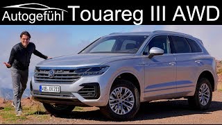 Volkswagen Touareg 3 offroad vs onroad FULL REVIEW 2019 VW Touareg III  Autogefühl [upl. by Peednus718]