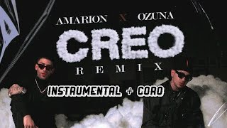 Creo Remix Instrumental  Coro Amarion x Ozuna Challenge 2022 [upl. by Ahseyd]