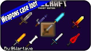 Weapons Case Loot  MOD Minecraft Bedrock Edition  1210  Download [upl. by Milda290]