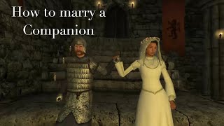 Mount amp Blade Warband  Gameplay Walkthrough  How To Marry A Companion Or Lord [upl. by Jehiel]