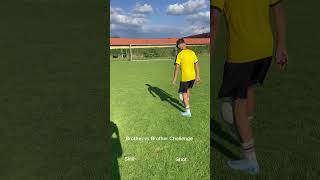 Bro vs Bro 🔥🔥🔥 yt football freekick youtubeshorts skills [upl. by Oinotnaocram328]