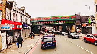 Captivating Lorry Drive in North London Archway to Finsbury Park Experience 4K [upl. by Birkner]