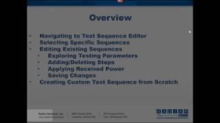 Setting Up Test Sequences on Radian Research Bantam Plus RW3X and WE2030 [upl. by Dasteel278]