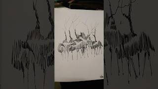 Wild beast  please SUBSCRIBE my channel surrealdreamsart drawing art style surrealism [upl. by Graeme889]