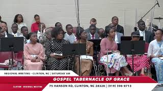 Gospel Tabernacle of Grace  North Carolina  Regional Meeting  March 30 2024 [upl. by Makell]