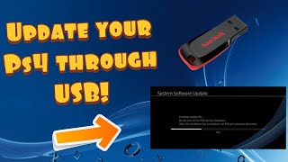 How to Update Your PS4 System Software Using A USB Simple Method [upl. by Mcgee]