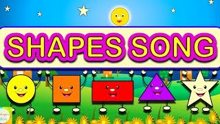 Shapes Song  Learn Shapes  Learning Videos For Children [upl. by Revell148]