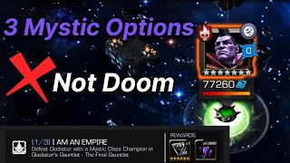 Mystic Options for Tier 9 Gladiator  MCOC [upl. by Letnuhs]