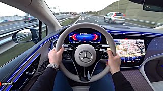 The New Mercedes EQS 2023 Test Drive [upl. by Joyann]