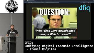 DFIQ Codifying Digital Forensic Intelligence  Thomas Chopitea [upl. by Goldberg638]