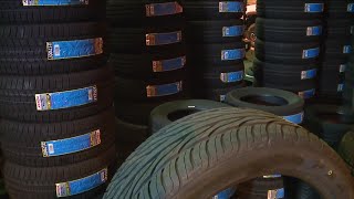 Tire shortage inflating prices for dealers consumers [upl. by Fabrin]