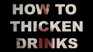 How to thicken drinks level 2 – mildly thick [upl. by Sakram]