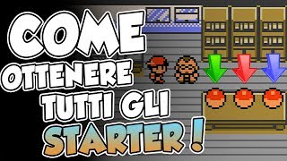 COME OTTENERE FACILMENTE TUTTI GLI STARTER SU POKEMON ORO E ARGENTOVC [upl. by Skcirdnek811]