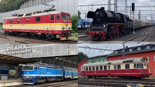 Vlaky na Praha hln a ve Vršovicích 5102024 [upl. by Zetta876]