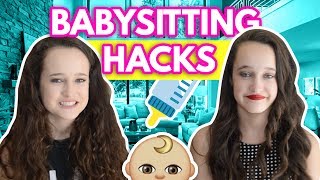 Babysitting Hacks  Totally Teenage Twins [upl. by Eiramanna]