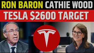 Ran Baron And Cathie Wood Tesla 2600 Target  TSLA Stock News [upl. by Natasha]