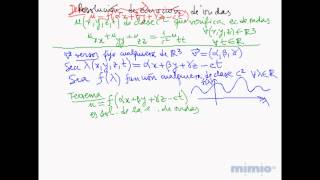 Clase 35  Ec de ondas para campos eléctricomagnéticos Soluciones en el espacio [upl. by Andrea]