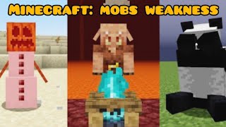 Minecraft Mobs Weaknesses In 22 Minutes  Prateek Gaming [upl. by Yates]