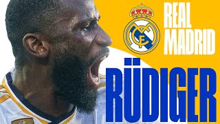 LO MEJOR de RUDIGER con el REAL MADRID [upl. by Nathalia]