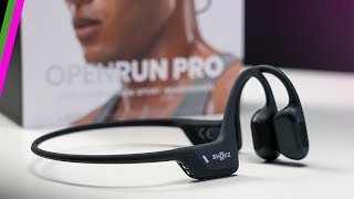 Shokz OpenRun Pro Review  Bone conduction headphones that sound good [upl. by Alihs]