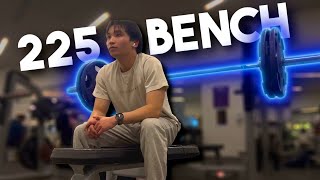 How I BENCHPRESS 225 at 130lbs Bodyweight [upl. by Rendrag16]