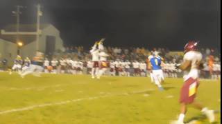 Curbeam catch DunbarWalkersville football 2A state semifinal 1125 16 [upl. by Maker363]