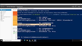 How To Get a List of Computer IP Address and Names from Active Directory Via PowerShell Server 2022 [upl. by Bunny]