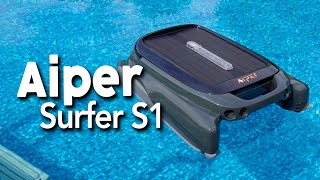 Testing Out The Aiper Surfer S1 Solar Robotic Pool Skimmer [upl. by Harriet]