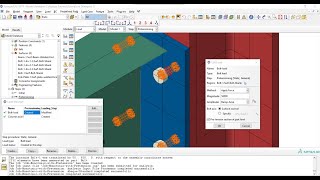 19 ABAQUS Tutorial Modeling Bolt Pretension in Static Analysis [upl. by Etyak]